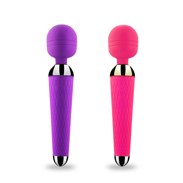 USB Rechargeable Silicone 15 Speeds Portable Vibrator Lesbian Japan AV Girl Wand Massager