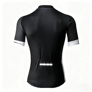 Jersey de Ciclismo de Manga Corta con Cierre Completo, Personalizado con Logotipo, de Secado Rápido, Transpirable, de Poliéster y Spandex, al por Mayor, Uniforme de Equipo OEM - Product Image 4