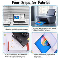 Papier de transfert par sublimation A4 A-SUB 210x297mm 100 feuilles 125g Compatible avec les imprimantes EPSON SAWGRASS RICOH Brother