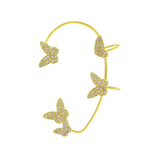 <span class=keywords><strong>Gaby</strong></span>-pendientes sin piercing para las orejas, joyería de imitación, mariposa, flor, estrella, a la moda - Product Image 1