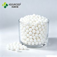 Bola Desikan Alumina Aktif 3-5mm 4-6mm untuk Pengeringan Gas dan Dehidrasi Kompresor Udara