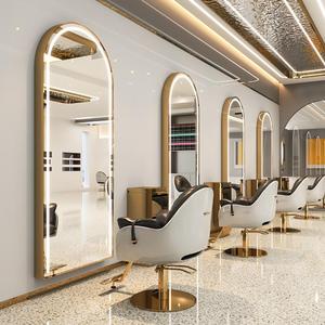 Conjunto de Estación de Estilismo para 2 Personas con Espejo Inteligente LED, Silla de Barbería, Soluciones Profesionales de Muebles de Alta Gama para Salón de Belleza - Product Image 5