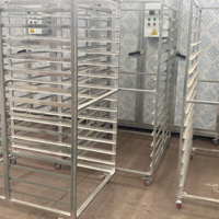 Mobiele wiel-aangedreven heteluchtcirculatie droogkast voor landbouwproducten