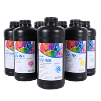 Encre UV compatible Ricoh 1000 ml, séchage rapide, anti-colmatage, couleurs vives, fluidité stable, impression numérique, vente en gros usine
