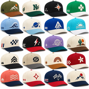 High Quality Custom Hat Frame Unstructured Snapback 5 Panel 6 Panel Cotton Baseball Hats With Your Logo - Product Image 1