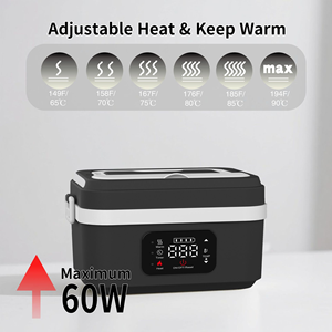 Xách tay không dây điện Hộp Ăn Trưa với 8000mAh pin, 60 Wát Sưởi ấm nhanh, 6 Temp cấp, 1L công suất, <span class=keywords><strong>USB</strong></span>-C, thực phẩm ấm hơn - Product Image 4