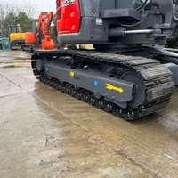 Excavatrice compacte sur chenilles Yanmar VIO55 d'occasion de 5,5 tonnes à queue zéro avec moteur à économie de carburant, accessoires et personnalisation disponibles