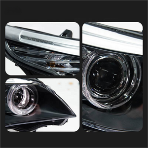 Lente de Proyector LED para Faros Delanteros de BMW E60 2008 2009 2010 E61, Luz Delantera 525i 530i 535i DRL, Accesorios para BMW E60 - Product Image 5
