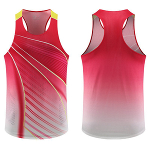 Gilet de sport pour homme personnalisé, séchage rapide, course à pied, fitness, athlétisme, marathon, compétition, entraînement sportif - Product Image 4