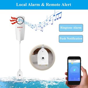 KONLEN Vida Inteligente Tuya App Detector De Nível De Água Sem Fio WIFI/zigbee Alertas de Alarme Sensor De Vazamento Líquido para Segurança Home Inteligente - Product Image 3