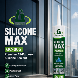 Sellador de Silicona Acética Impermeable MS <span class=keywords><strong>para</strong></span> Techos, Goma de Silicona <span class=keywords><strong>para</strong></span> Carpintería, Embalaje, Baños, Cocinas, <span class=keywords><strong>Ventanas</strong></span>, Puertas - Greencity - Product Image 1