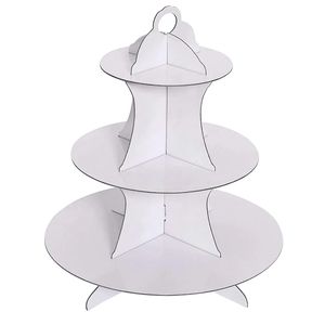 กระดาน<span class=keywords><strong>คั</strong></span><span class=keywords><strong>พ</strong></span><span class=keywords><strong>เค้ก</strong></span>กระดาษสีขาวสีทองสำหรับเด็กอุปกรณ์งานเลี้ยงวันเกิด - Product Image 1