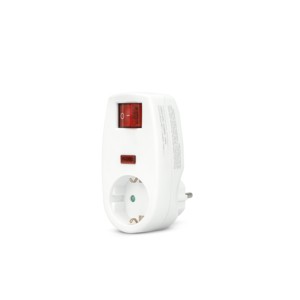 Enchufe de pared de 1 toma, compatible con voltaje estándar, ideal para hogares y oficinas, proporciona energía segura y eficiente. - Product Image 1