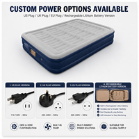 Matelas gonflables personnalisés Beichen Xi avec différents matériaux, tailles et hauteurs, adaptés aux prises de courant de différents pays