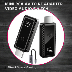 Mini Convertidor de Señal RCA CVBS AV a RF de Plástico, 67.25MHz 61.25MHz, Conmutador de Señal de Audio y Video para TV - Product Image 2