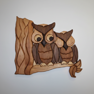 Sculpture murale en bois intarsia de tortue de mer Loggerhead Vdelta, artisanat vietnamien - Product Image 1