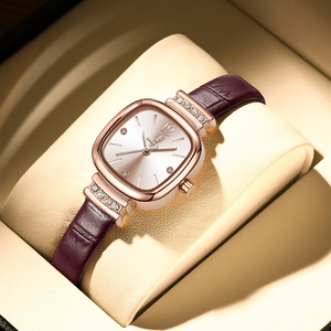 Reloj impermeable para mujer, reloj cuadrado pequeño, reloj de pulsera de cuarzo - Product Image 4