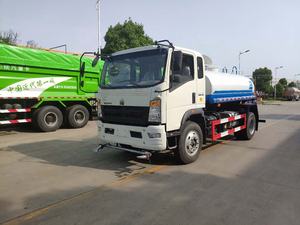 Gloednieuwe Howo 6cbm <span class=keywords><strong>Water</strong></span> Bowser Truck Straat Schoonmaken Kar - Product Image 2