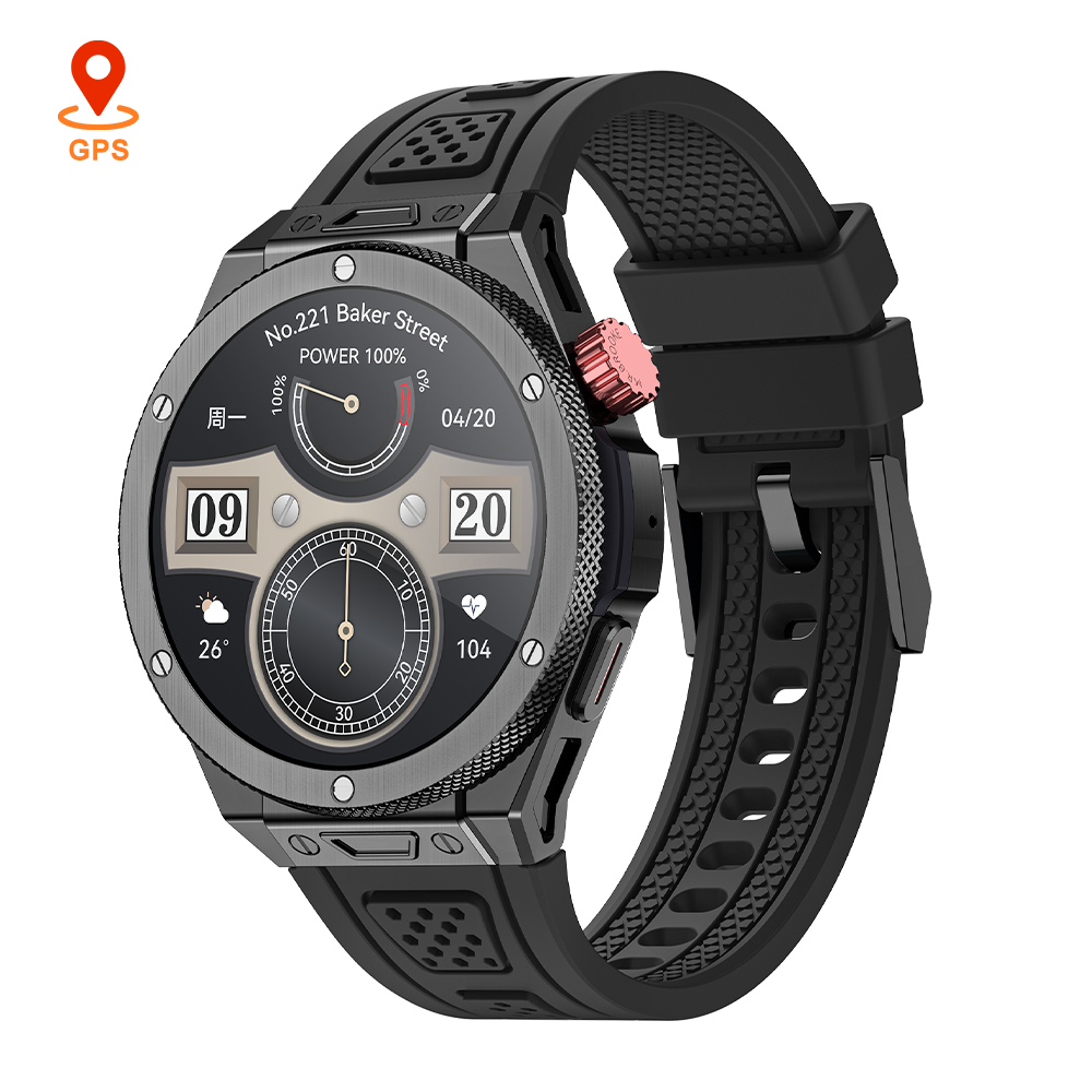 2026 LQ06 Smart Watch GPS 1.43inch AMOLED Heart Rtae 50M Waterproof Outdoor Sport Relojes Round Smartwatch for Men