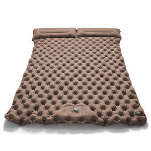 Matelas de camping gonflable double Woqi, rectangulaire, pour 1-2 personnes, résistant à l'humidité, pour la randonnée et les activités de plein air - Product Image 2