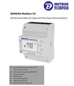 Eastron-Medidor inteligente de electricidad, sistema solar fotovoltaico, modelo <span class=keywords><strong>SDM630MCT</strong></span> <span class=keywords><strong>V2</strong></span>, medidor inteligente de electricidad, modelo 2 - Product Image 3