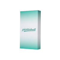 Emballage personnalisé de luxe en carton rigide pour set de raquettes de pickleball, raquette de tennis de plage, boîte cadeau en papier magnétique, gaufrage écologique, éponge