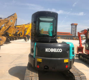 รถขุด KOBELCO-SK55SR มือสองจากญี่ปุ่นใช้ขุดตีนตะขาบเข้ากันได้กับหนอนผีเสื้อ - Product Image 6