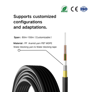 Ngoài trời bọc thép sợi cáp quang 1 lõi <span class=keywords><strong>2</strong></span>/4/12/24/48/96 lõi <span class=keywords><strong>2</strong></span> hilos FTTH sợi quang thả Cáp - Product Image 4