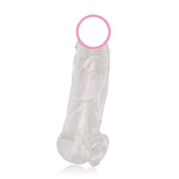 Manchon de pénis en silicone souple pour homme, 100% étanche, pour l'agrandissement du pénis et le retard de l'éjaculation