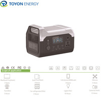 Banque d'énergie efficace 600w 1kw 2kw Générateur électrique solaire mobile pour batterie de camping multifonctionnelle en plein air