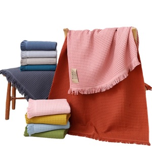 Telo da bagno in cotone plus morbido multicolore con nappe scialle Waffle adulto 90*180 a <span class=keywords><strong>nido</strong></span> <span class=keywords><strong>d</strong></span>'<span class=keywords><strong>ape</strong></span> telo mare - Product Image 6