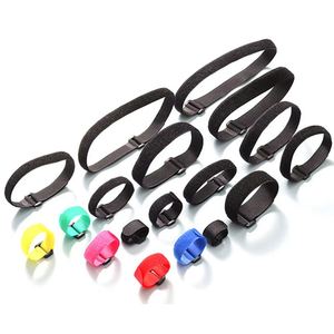Eco-Friendly Reusable Soft Stretch Cable Ties <b>Adjustable</b> Nylon Hook Loop <b>Strap</b> Factory Price - Product Image 4