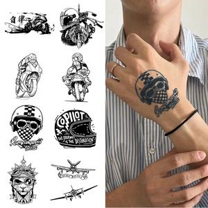 Juego De <span class=keywords><strong>Tatuajes</strong></span> Temporales, tatuaje semipermanente, resistente al agua, a prueba de sudor, dura 2 semanas, tatuaje realista a base de hierbas antifricción para brazo - Product Image 1