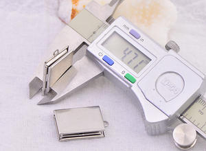 Medallón de marco de fotos Rectangular de acero inoxidable con acabado brillante en forma de <span class=keywords><strong>libro</strong></span> medallón en blanco imagen tallada medallón colgante joyería - Product Image 5