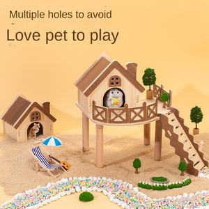 Diseño original <span class=keywords><strong>de</strong></span> escondite <span class=keywords><strong>de</strong></span> hámster multifuncional <span class=keywords><strong>de</strong></span> gran espacio, resistente al agua y a la masticación - Product Image 2