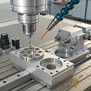 Services de tournage et de fraisage CNC sur mesure, pièces en alliage d'aluminium, acier inoxydable, laiton, titane, usinage de précision - Product Image 1