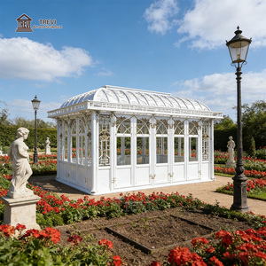 Pavillon <span class=keywords><strong>et</strong></span> <span class=keywords><strong>serre</strong></span> <span class=keywords><strong>en</strong></span> fer forgé de luxe TREVI, <span class=keywords><strong>en</strong></span> métal massif, pour jardin extérieur - Product Image 5