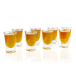 Verres à shot de whisky miniatures de 20 ml, double face, transparents, personnalisables, pour vodka, par le fabricant Cheerfast - Product Image 2