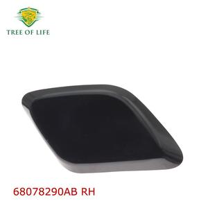 Cubiertas de boquillas de lavado de faros para Jeep Grand Cherokee 68078291AB LH 68078290AB RH, de plástico, con clip para el embellecedor del parachoques delantero - Product Image 3