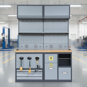 Armoire à outils avec tiroirs, meuble de rangement, établi, table de travail antistatique, armoire à outils commerciale - Product Image 1