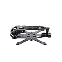 Drone FPV Cinewhoop Serat Karbon GEP TC18 Frame 87mm Wheelbase 1.8 Inch Wide X