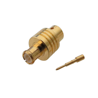 Connecteur MCX-JB3 de vente directe d'usine connecteur MCX mâle en cuivre 50ohm pour assemblages de câbles RG402