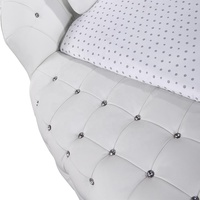Style Européen de luxe Ensembles de Chambre À Coucher King Size Lit Rond