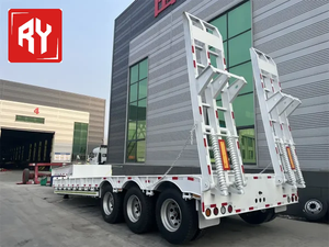 RuiYuan ขาย3เพลา100ตันหนัก40ฟุต12.4เมตร, รถพ่วงเตียงต่ำเตียงต่ำรถพ่วงแอร์ระงับ - Product Image 5