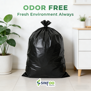 Sacchi per la Spazzatura ad Alta Densità da 15 Galloni, 24" X 33", Sacchetti Neri per Ufficio, Bagni, Aziende, Casa e Uso Commerciale - Product Image 4