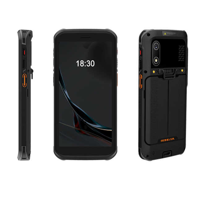 Портативный КПК на Android с сенсорным экраном 5 дюймов, 3 + 32 ГБ, Wi-Fi, Bluetooth, 1D, 2D сканер штрих-кода, прочный КПК для управления запасами складов