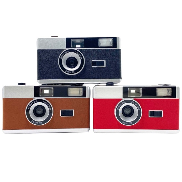 Custom Logo Reusable 35mm Film Camera with Flash Non-Disposable Optic Zoom Fixed Focus Cross-Border Wholesale