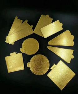 บอร์ดสามเหลี่ยมทองคำบอร์ดเค้กมินิสีทอง - Product Image 1