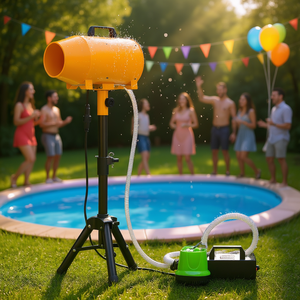 Cañón de espuma portátil de 180W con bomba sumergible y trípode para fiestas en piscinas, eventos al aire libre y cumpleaños - Product Image 2