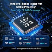Cette tablette robuste sous Windows est dotée d'un écran IPS de 10,1 pouces 1920x1200 avec fonction tactile 5 points, N5095, 8 Go de RAM, 128 Go de EMMC, 5900 mAh